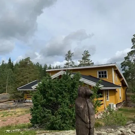 Luxury With Private Ferienhaus Vehmaa